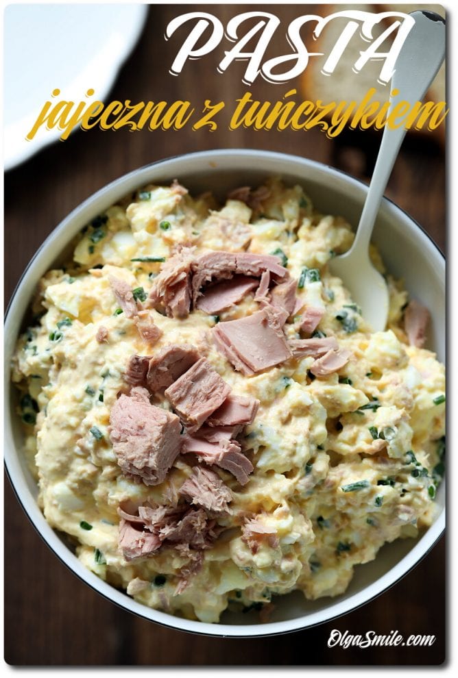 PASTA JAJECZNA Z TUŃCZYKIEM przepis Olga Smile