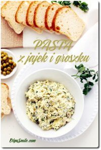 Pasta z jajek i groszku