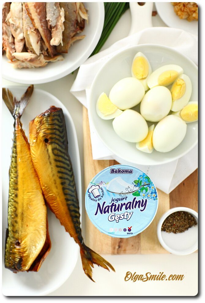 Pasta z makreli do kanapek z jogurtem Naturalnym Gęstym Bakoma Pasta z makreli do kanapek z jogurtem Naturalnym Gęstym Bakoma