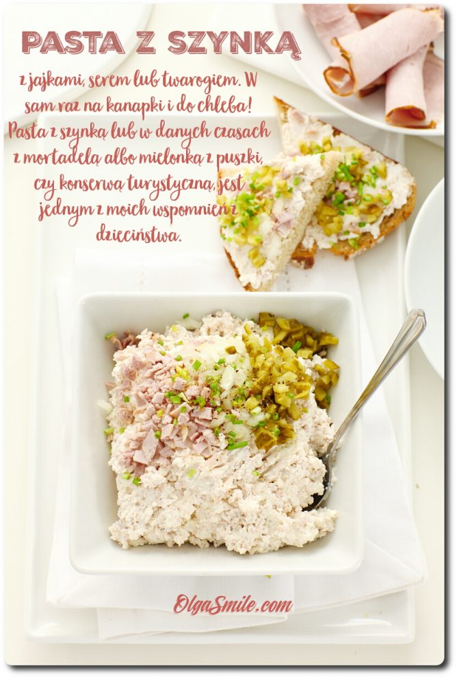 PASTA Z SZYNKĄ przepis Olga Smile