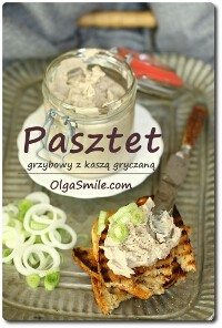 Pasztet grzybowy z kaszy gryczanej