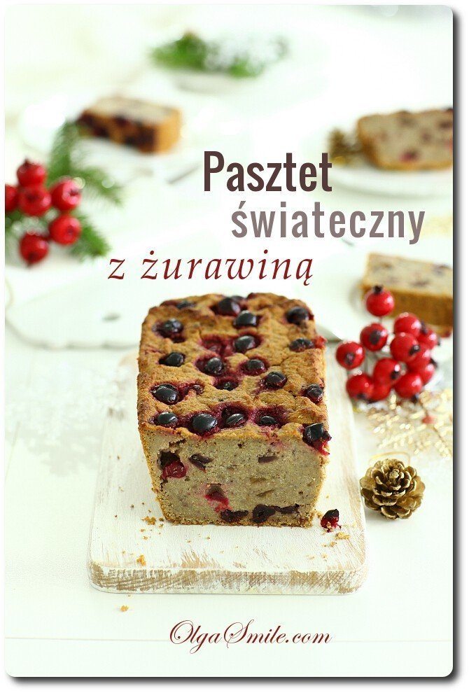 Pasztet świąteczny z żurawiną