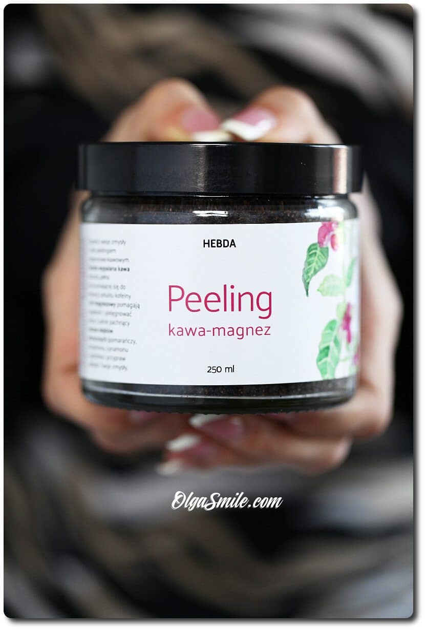 Peeling kawa-magnez marki HEBDA