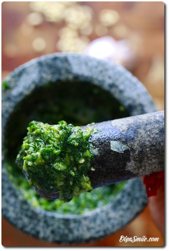 PESTO ALLA GENOVESE przepis Olga Smile