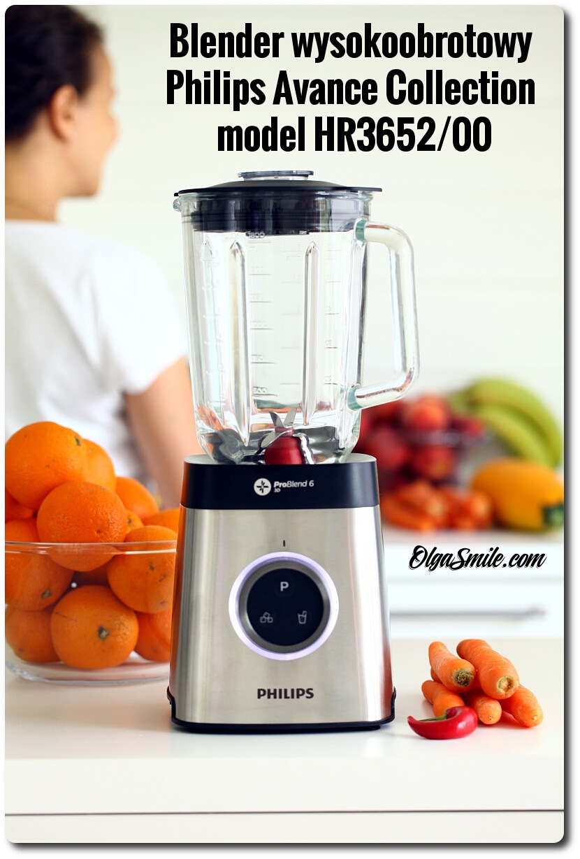 Blender wysokoobrotowy Philips Avance Collection model HR3652/00