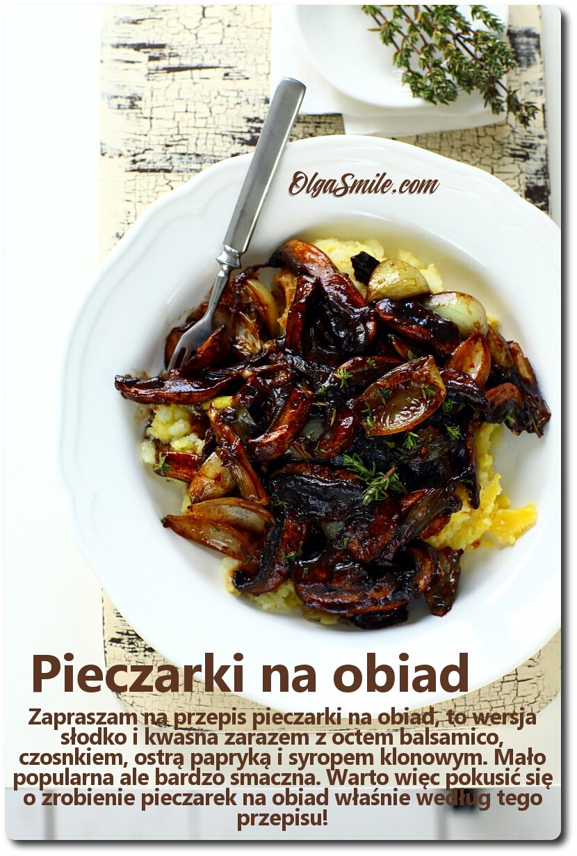 Pieczarki na obiad