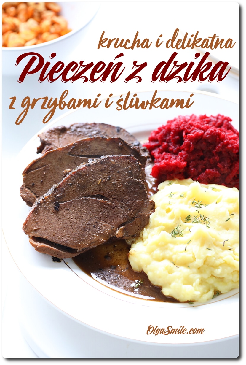 PIECZE Z DZIKA Przepis Olga Smile