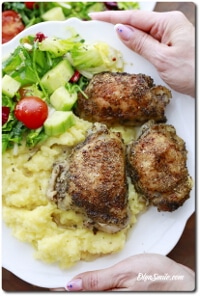 PIECZONE UDZIKI Z KURCZAKA