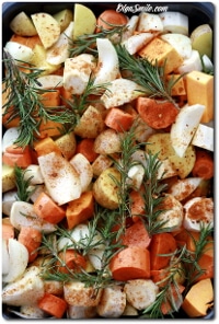 PIECZONE WARZYWA Z ZIEMNIAKAMI