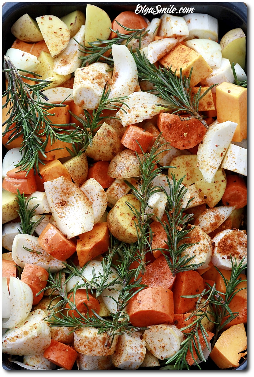 PIECZONE WARZYWA Z ZIEMNIAKAMI