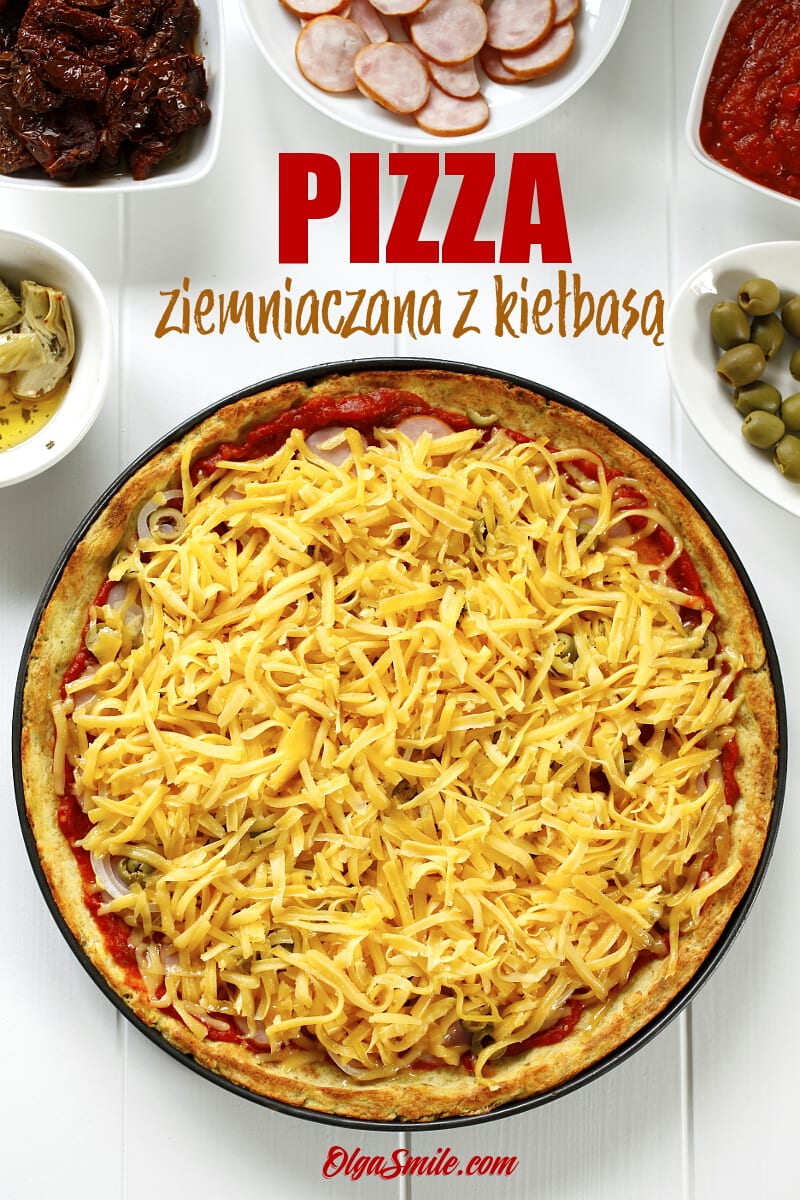 PIZZA ZIEMNIACZANA Z KIEŁBASĄ