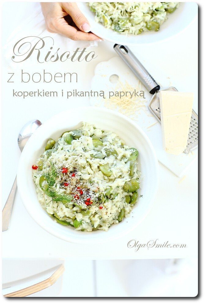 Risotto z bobem