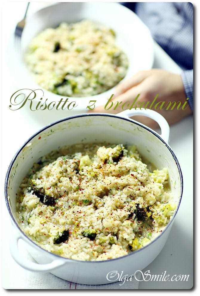 Risotto z brokułami