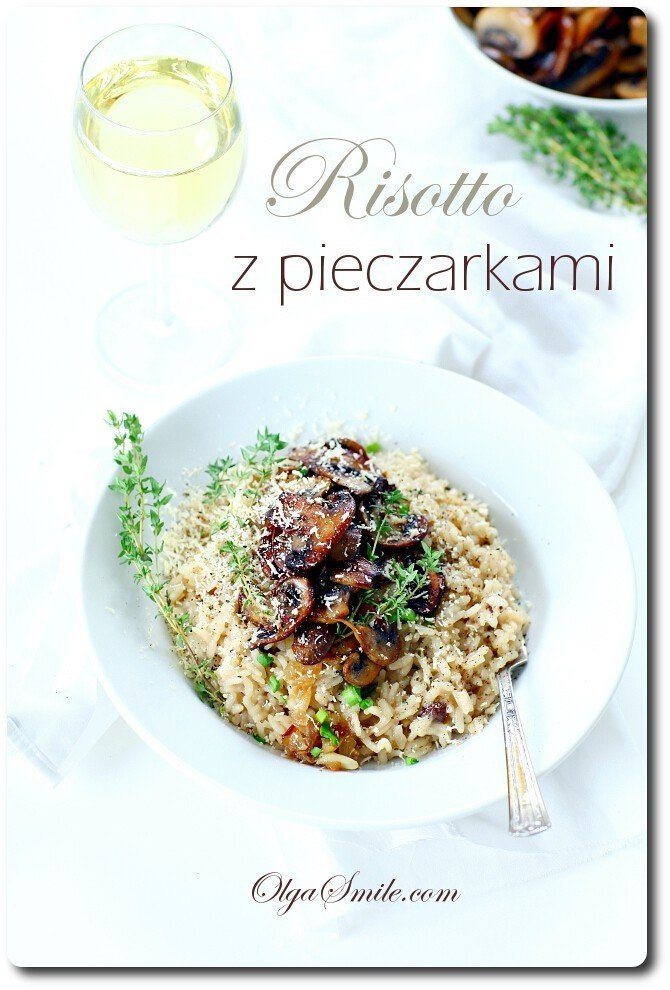 Risotto z pieczarkami