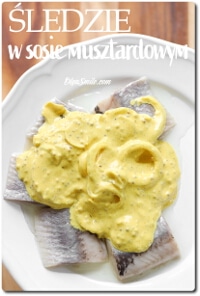 ŚLEDZIE W SOSIE MUSZTARDOWYM