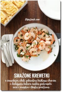 SMAŻONE KREWETKI