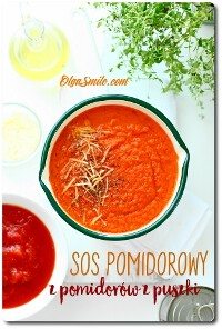 Sos pomidorowy z pomidorów z puszki