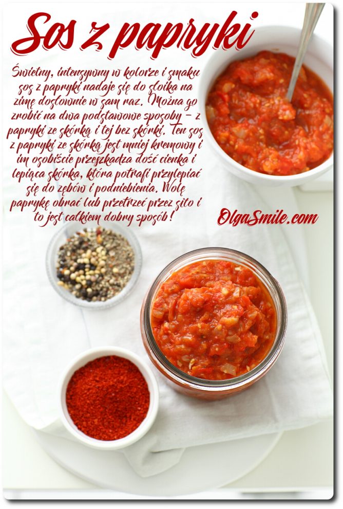 SOS Z PAPRYKI przepis Olga Smile