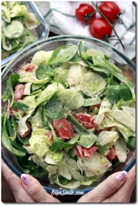 SURÓWKA Z SAŁATY LODOWEJ I SZPINAKU