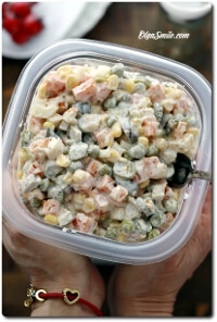 ŚWIĄTECZNA SAŁATKA JARZYNOWA