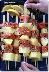 SZASZŁYKI Z ŁOSOSIA