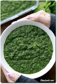 SZPINAK Z CZOSNKIEM I ŚMIETANĄ