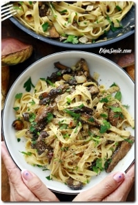 TAGLIATELLE Z PODGRZYBKAMI
