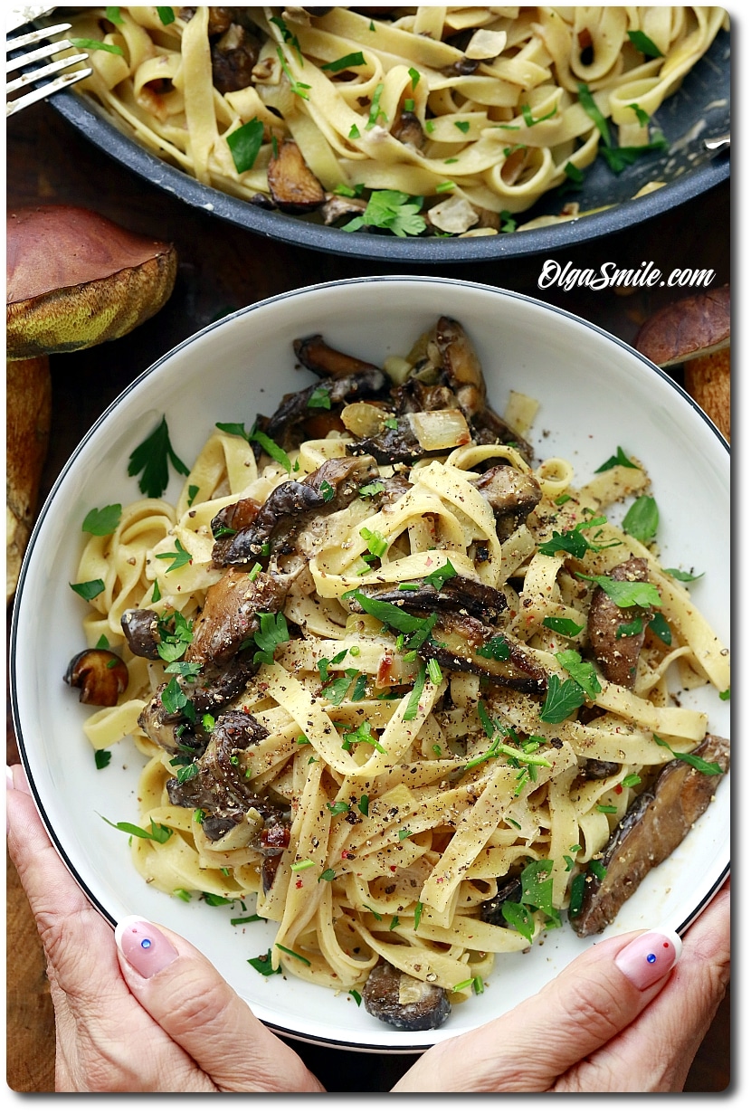 TAGLIATELLE Z PODGRZYBKAMI