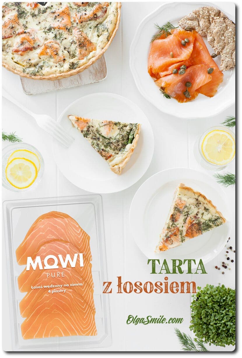 TARTA Z ŁOSOSIEM TARTA Z ŁOSOSIEM