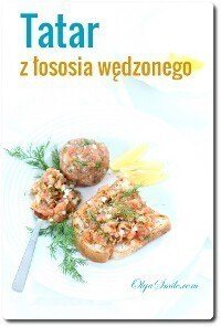 Tatar z łososia wędzonego