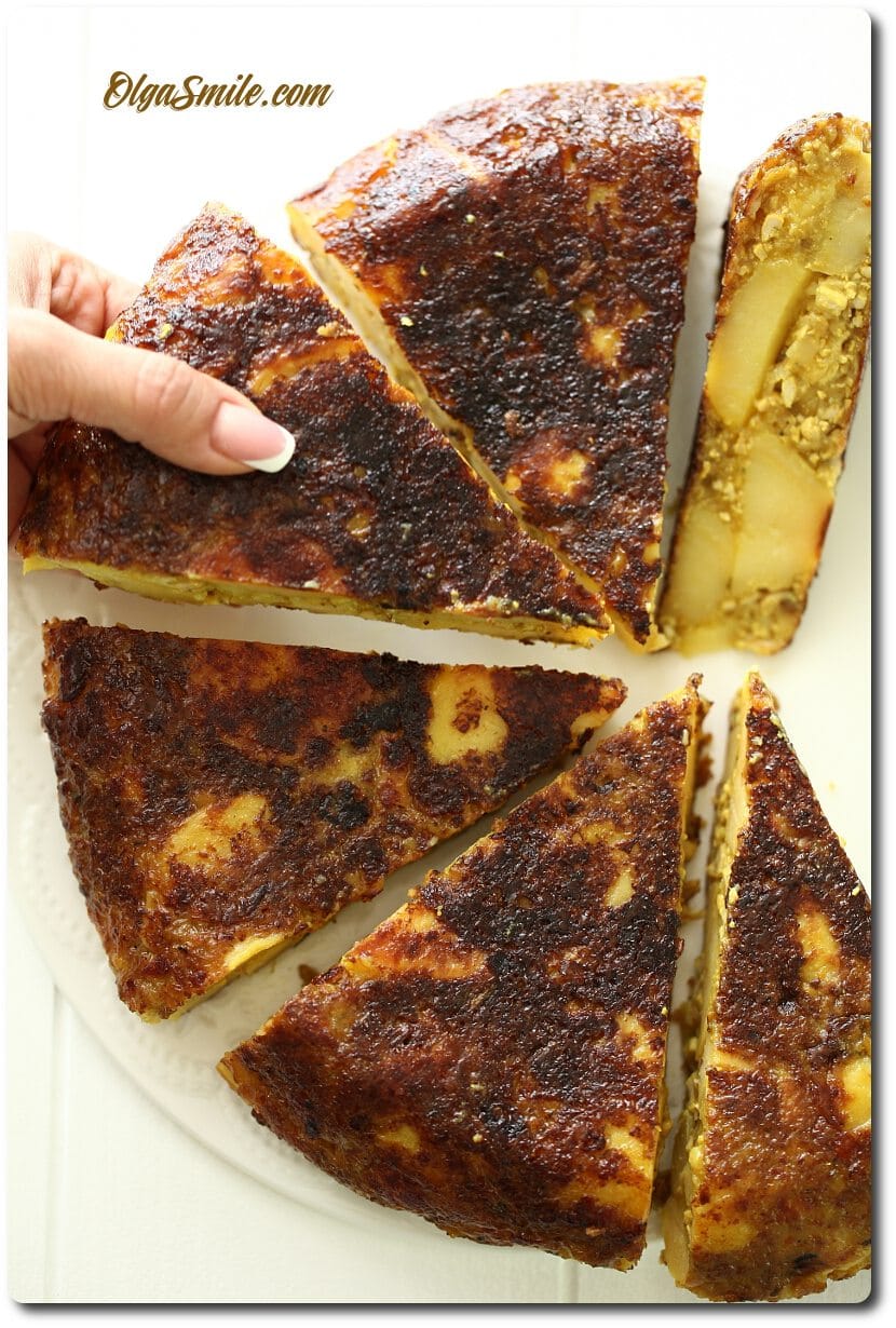 TORTILLA Z ZIEMNIAKAMI BEZ JAJEK TORTILLA Z ZIEMNIAKAMI BEZ JAJEK