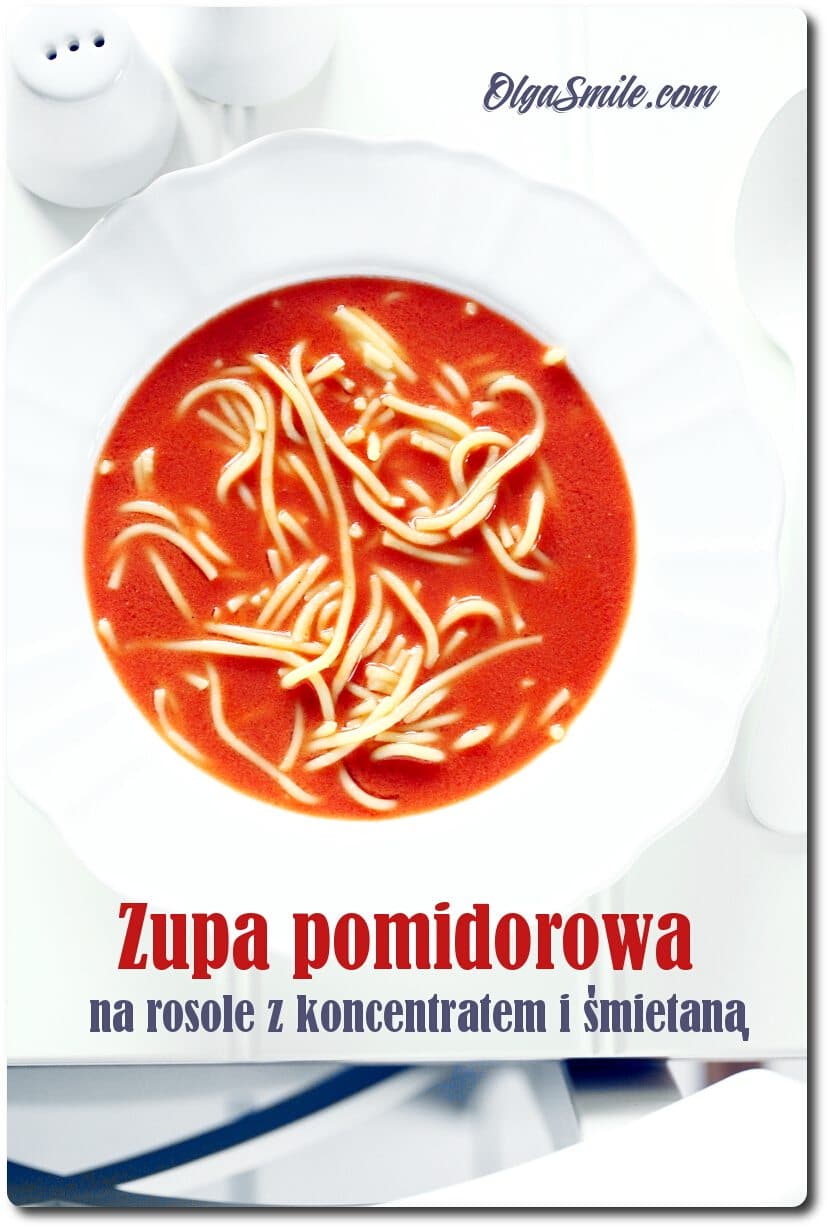 Zupa pomidorowa na rosole
