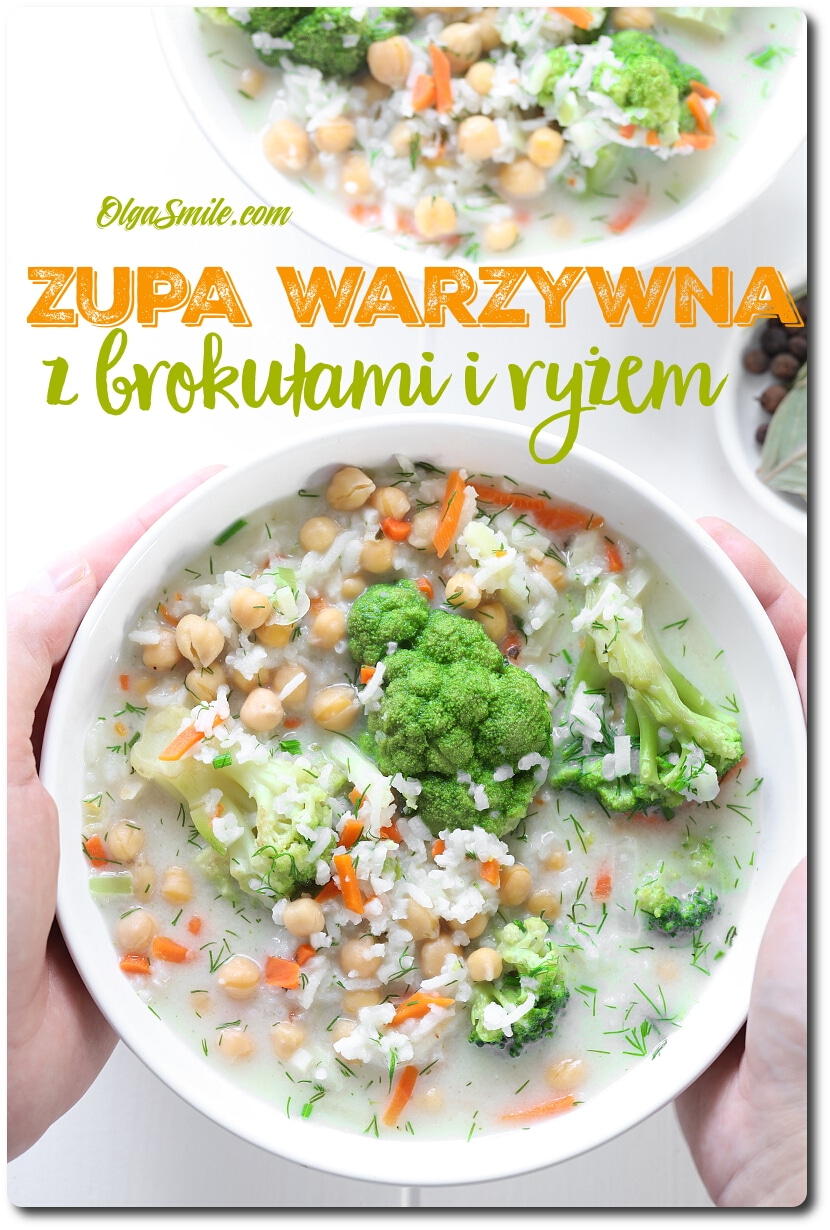 ZUPA Z BROKUŁAMI I RYŻEM