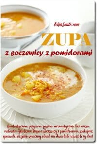 Zupa z soczewicą z pomidorami