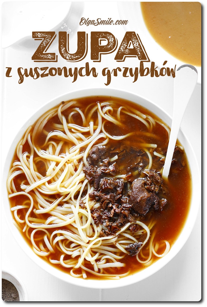 ZUPA Z SUSZONYCH GRZYBÓW